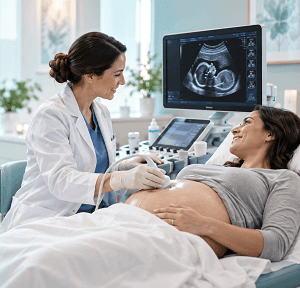 high-risk pregnancy consultation room
