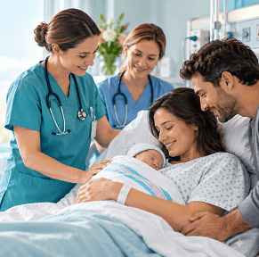 Normal and caesarean delivery care at Arihant Hospital